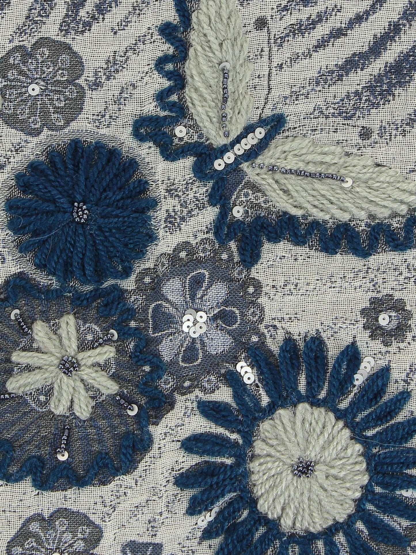 FOULARD MANESWAR- ALGODON BORDADO