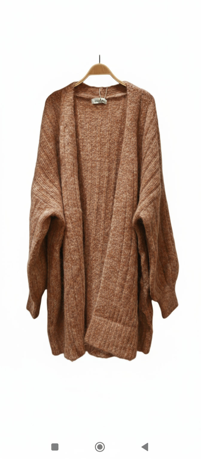chaqueta punto grueso marron treintaytantos mood moda femenina oviedo