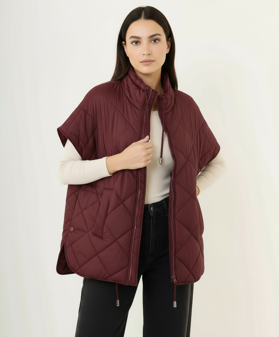 chaleco guateado burdeos treintaytantos mood showroom moda femenina
