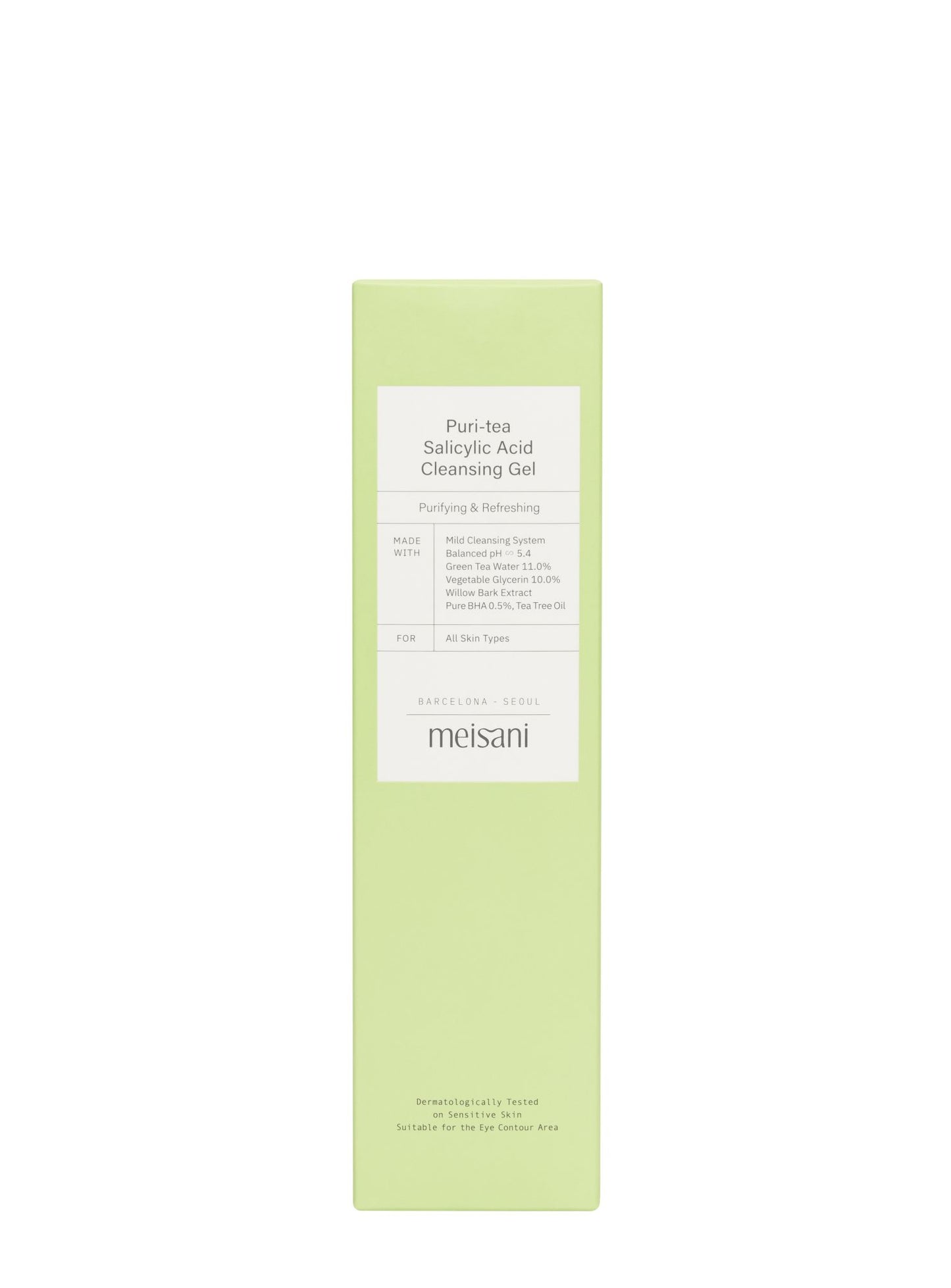 LIMPIADOR FACIAL PURI-TEA SALICYLIC ACID CLEANSING GEL – MEISANI