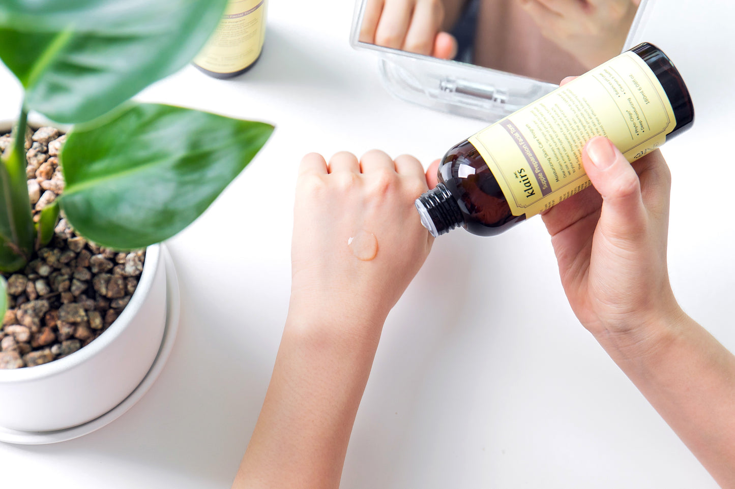 klairs supple preparation facial toner aplicacion en algodon cuidado piel