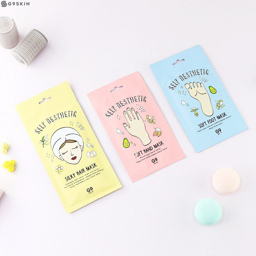 coleccion mascarillas self aesthetic g9 skin facial y capilar