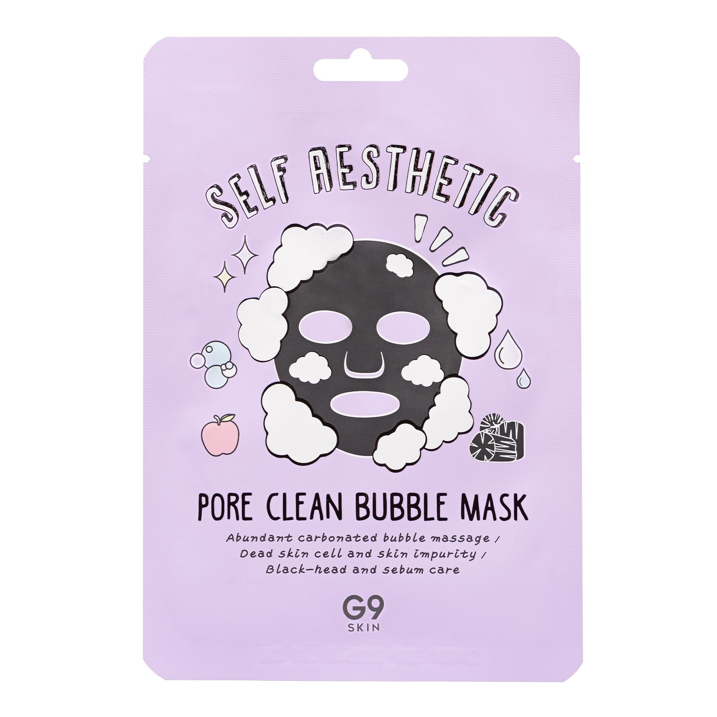 mascarilla burbujas g9 skin self aesthetic limpieza poros