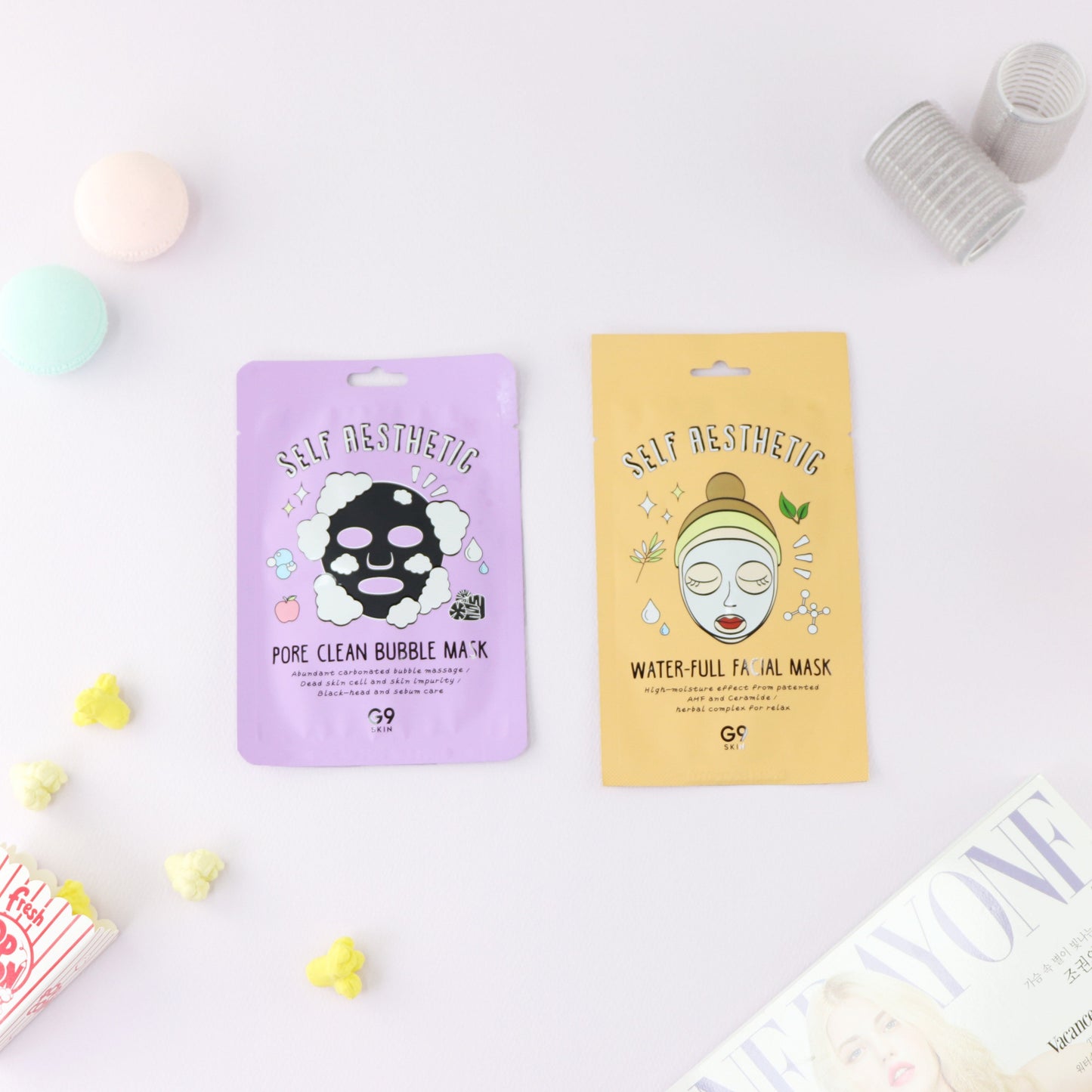 mascarilla burbujas g9 skin limpieza profunda kbeauty