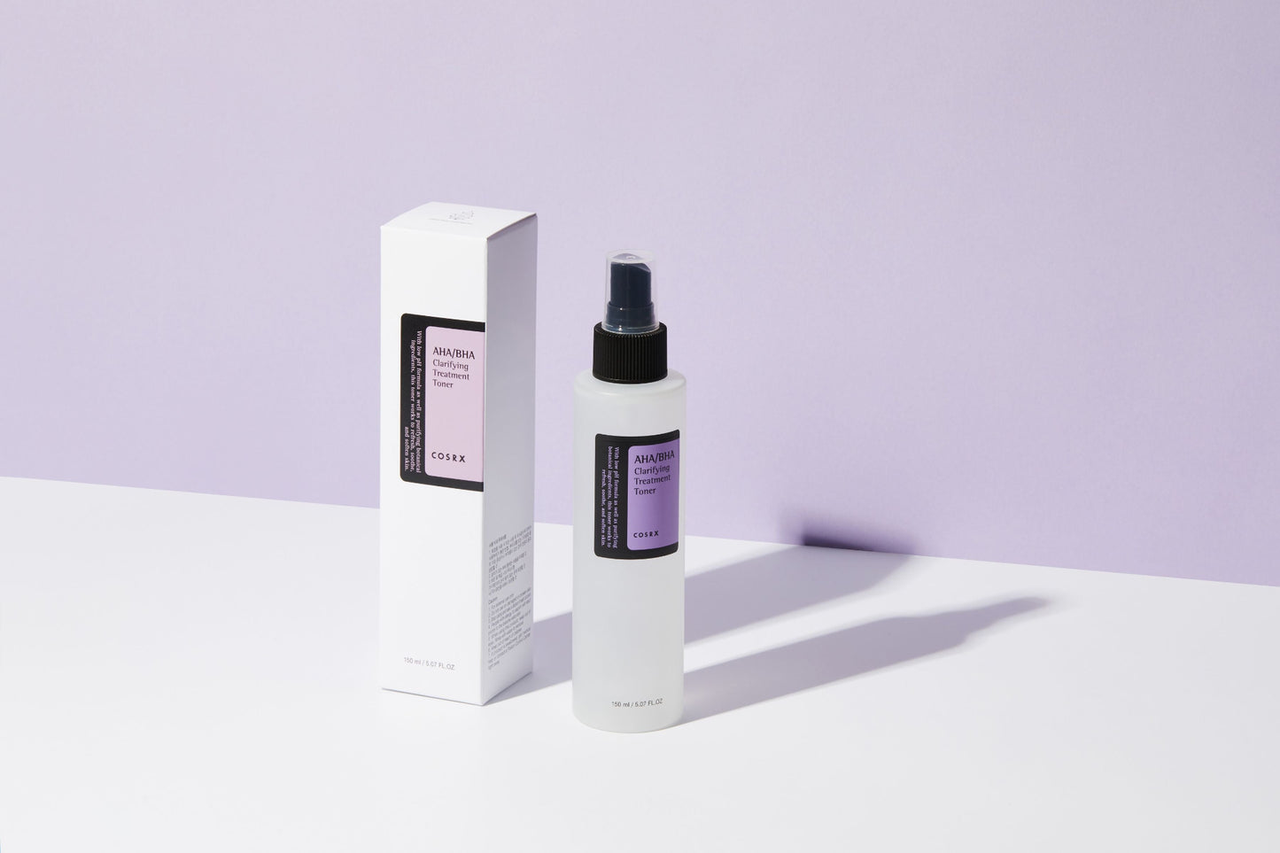 cosrx aha bha clarifying treatment toner envase y caja cuidado piel
