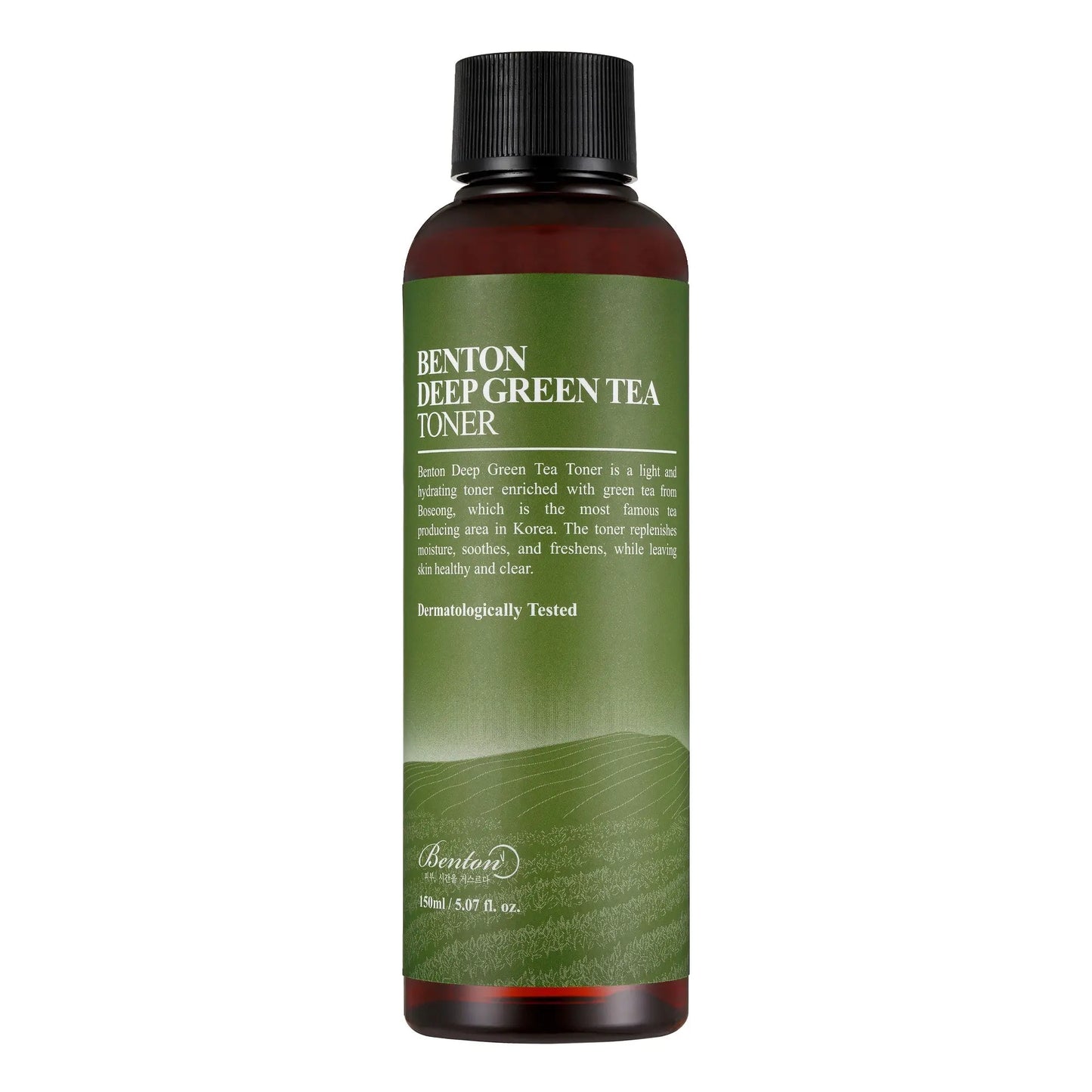 benton deep green tea toner tonico vegano hidratante calmante
