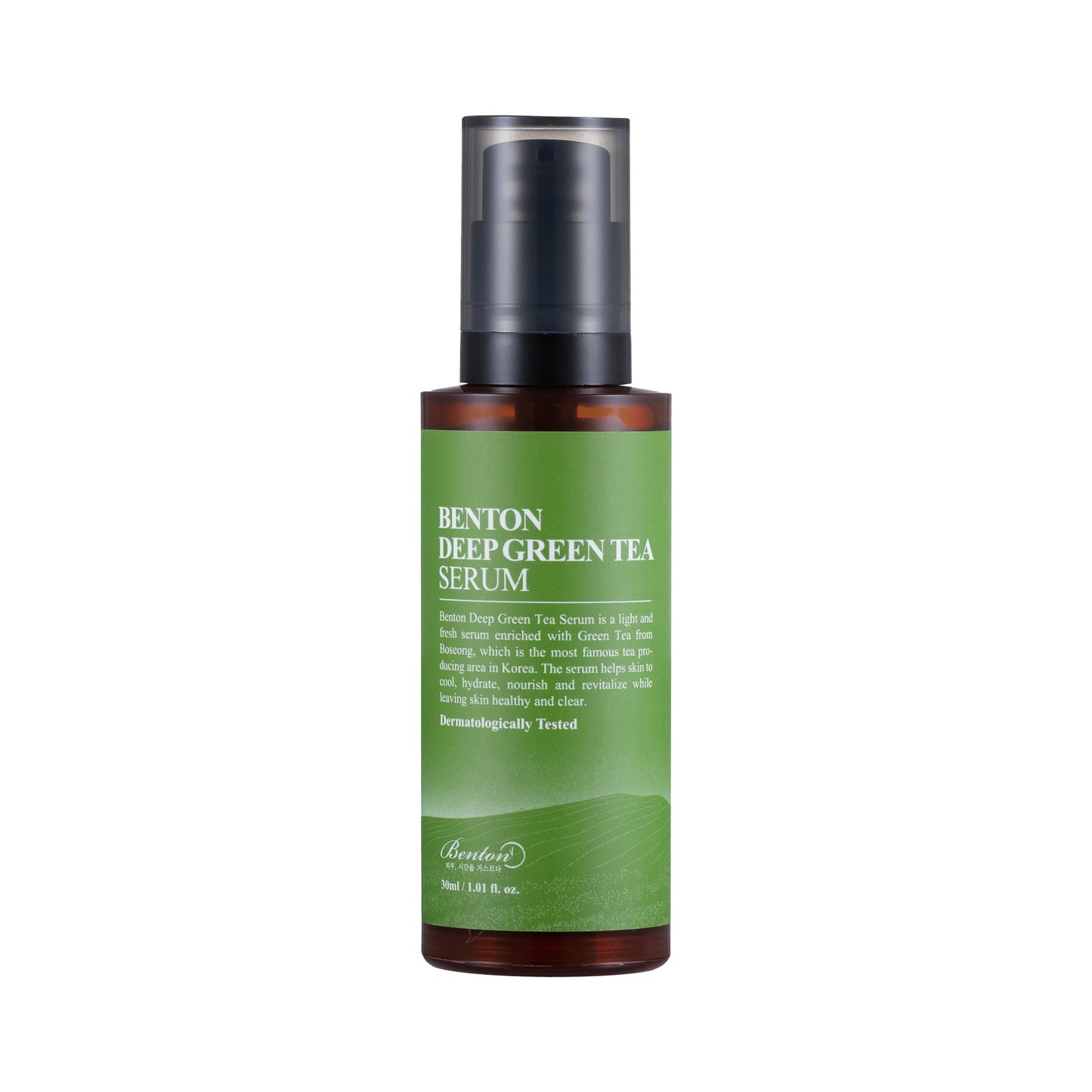 benton deep green tea serum envase frasco gotero antioxidante