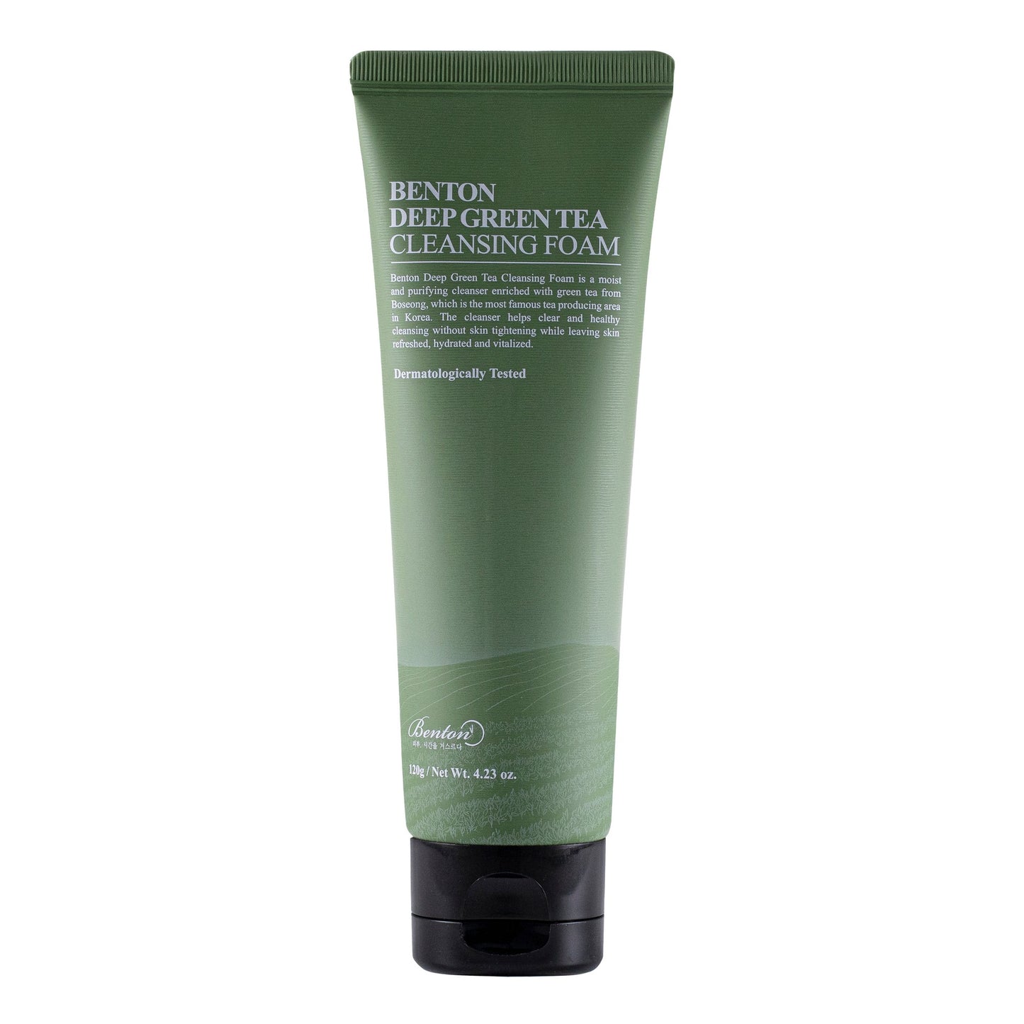 limpiador en espuma benton deep green tea cleansing foam envase