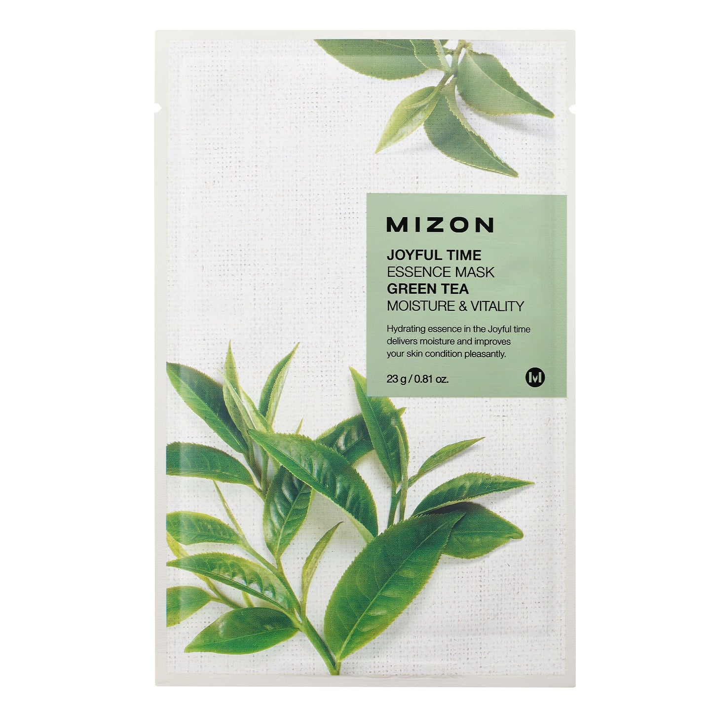 mascarilla mizon joyful time green tea hidratante antioxidante