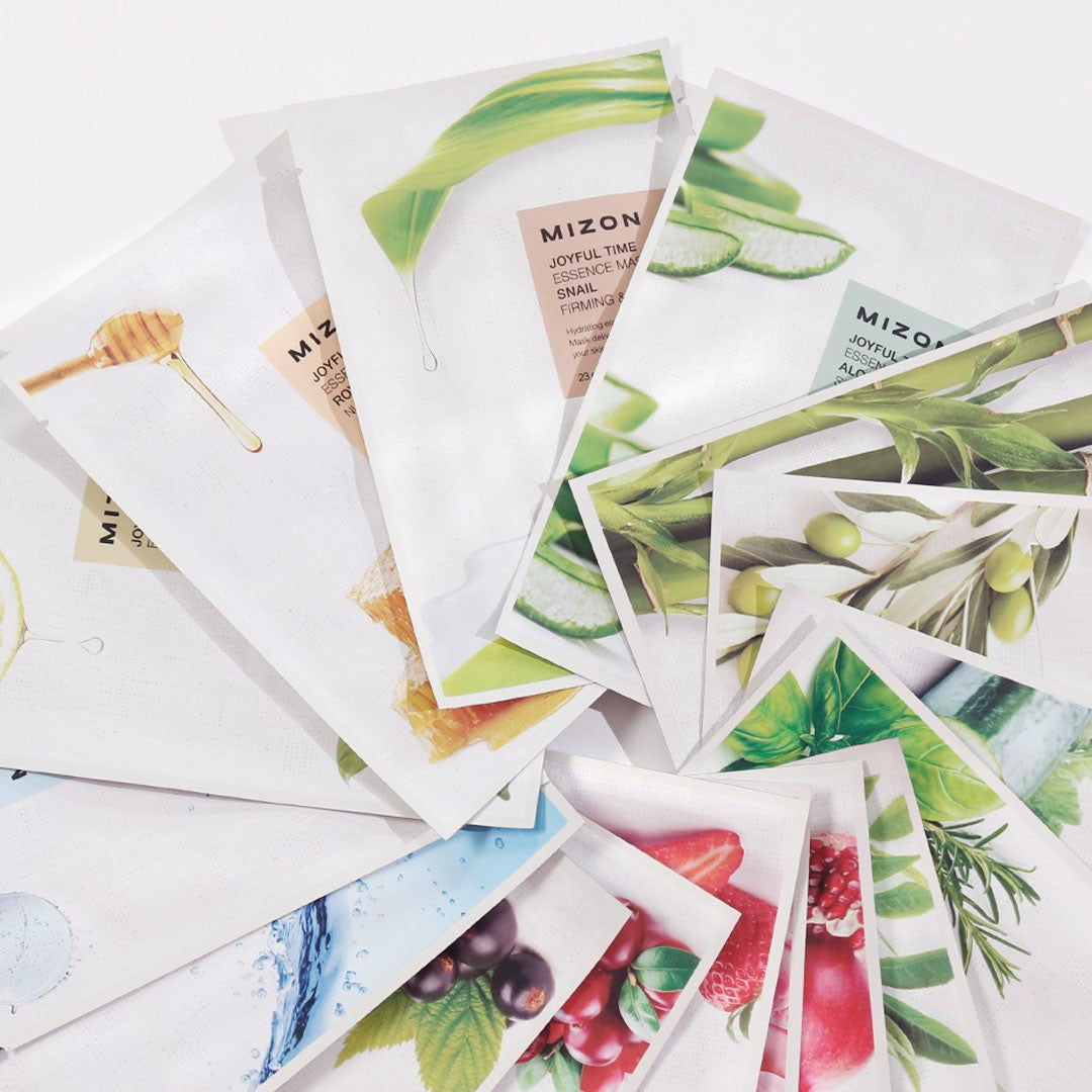 coleccion mascarillas monodosis mizon cosmetica coreana