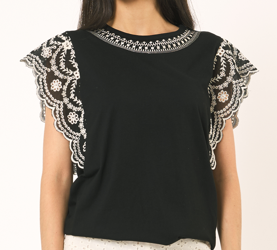 CAMISETA BORDADA FOX -LYLU