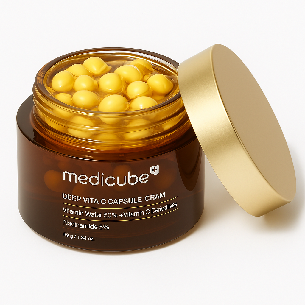 textura crema medicube deep vita c capsule cream vitamina c coreana