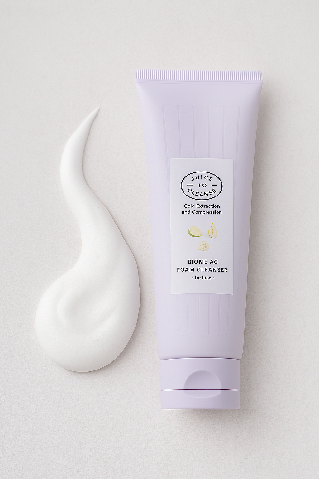 textura limpiador juice to cleanse biome ac foam cleanser espuma suave