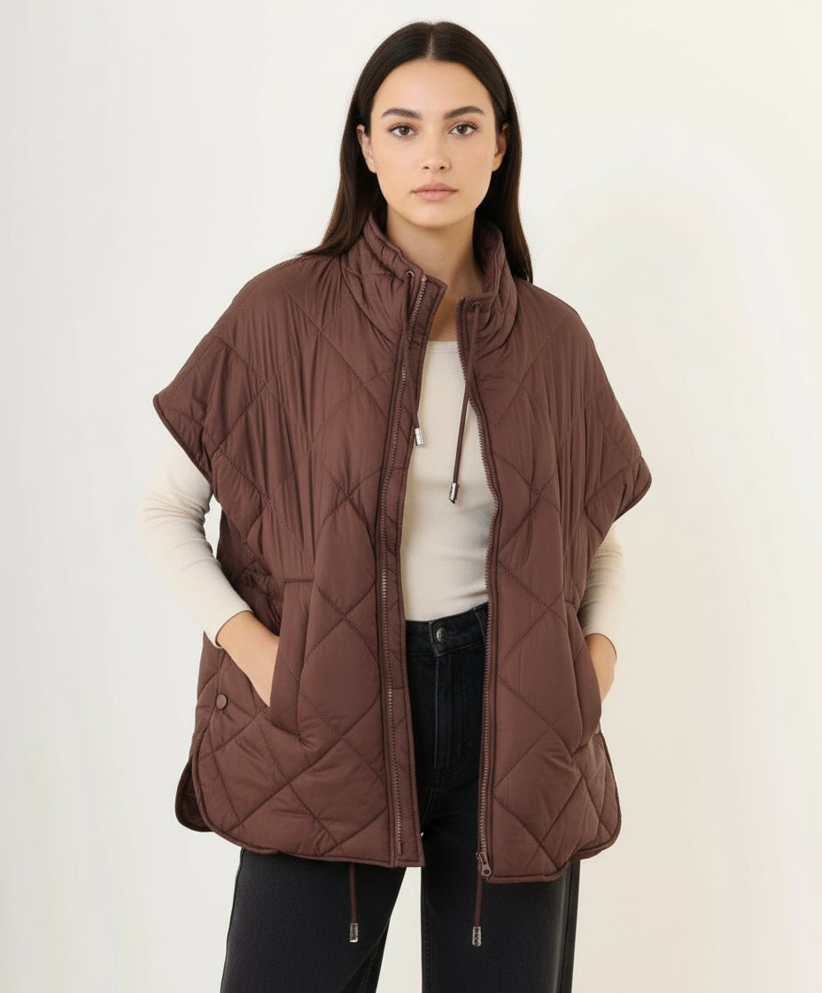 chaleco guateado marron treintaytantos mood moda casual oviedo