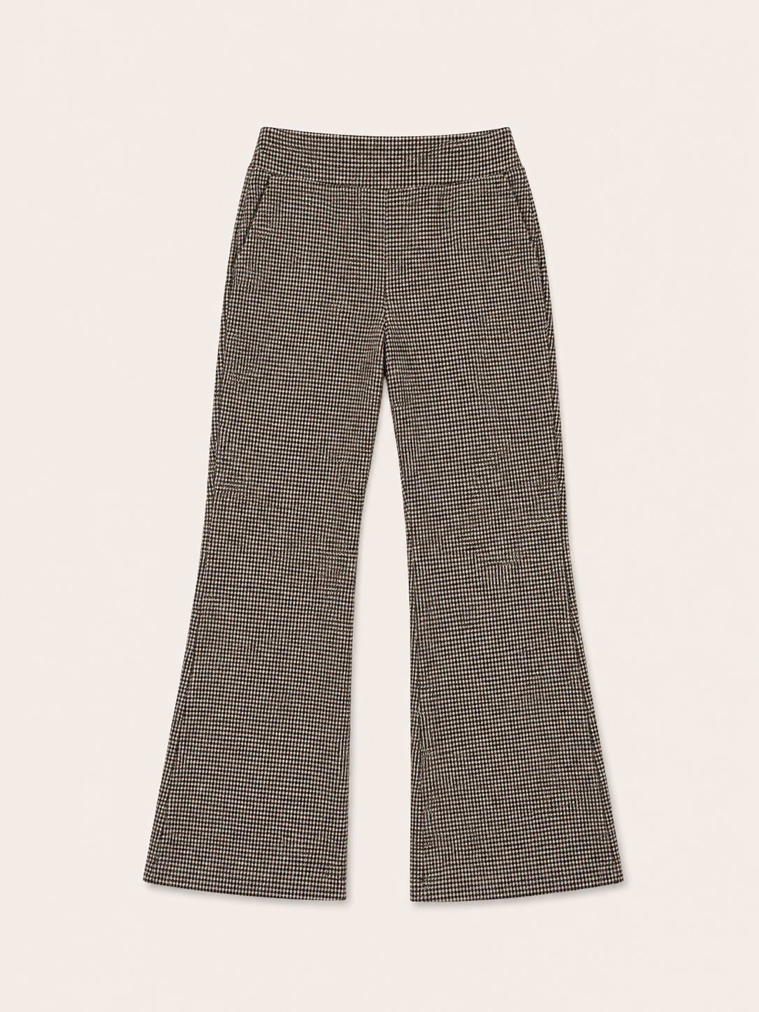 PANTALÓN ESTAMPADO ACAMPANADO CON CINTURA ELÁSTICA - TERRASSA - LYLU