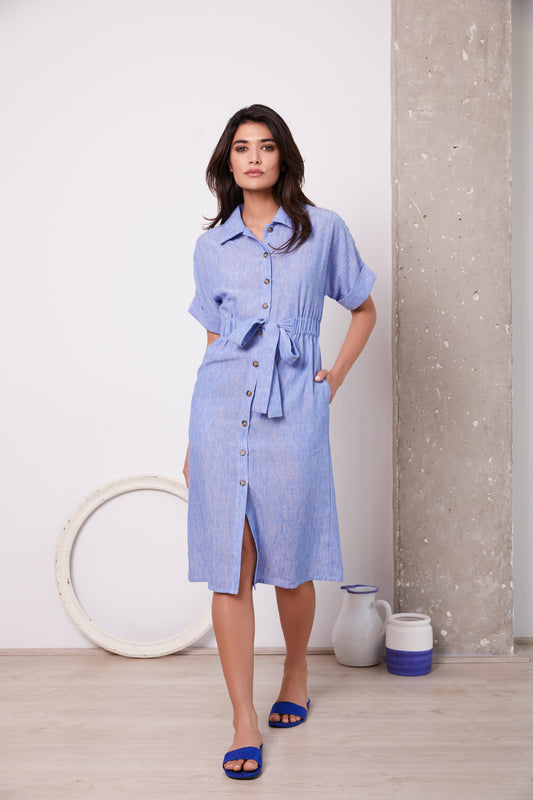 VESTIDO MIDI MIVA  - LYLU