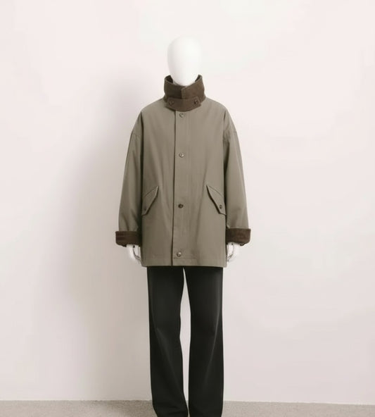 cazadora oversize pana marron treintaytantos mood moda oviedo
