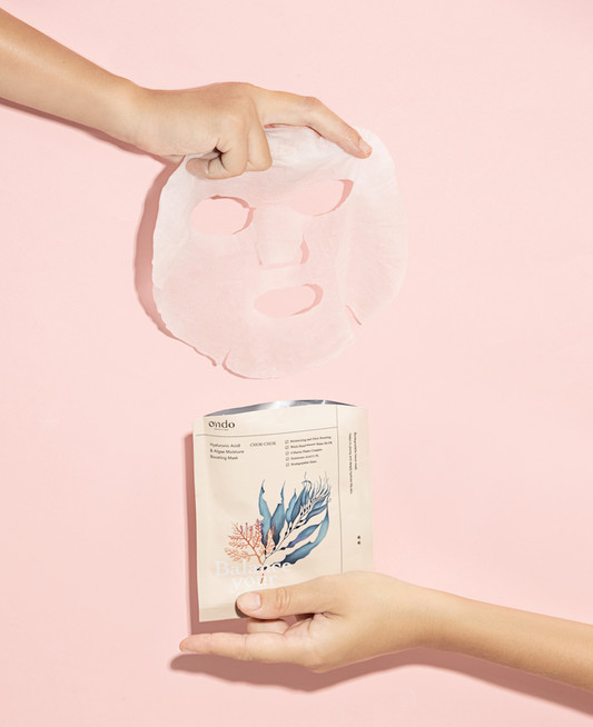 ondo beauty hyaluronic acid algae moisture boosting mask mascarilla hidratante facial