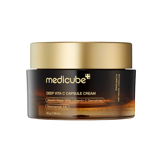 crema facial medicube deep vita c capsule cream iluminadora antioxidante
