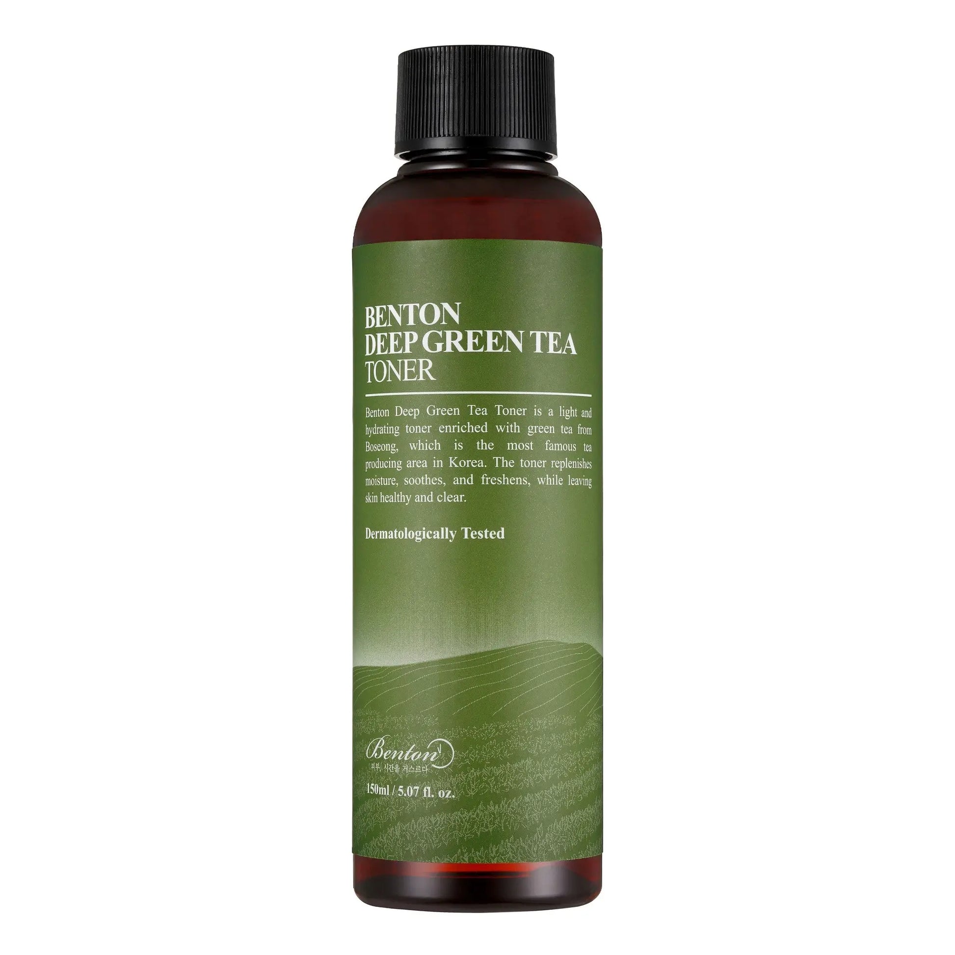 benton deep green tea toner tonico vegano hidratante calmante