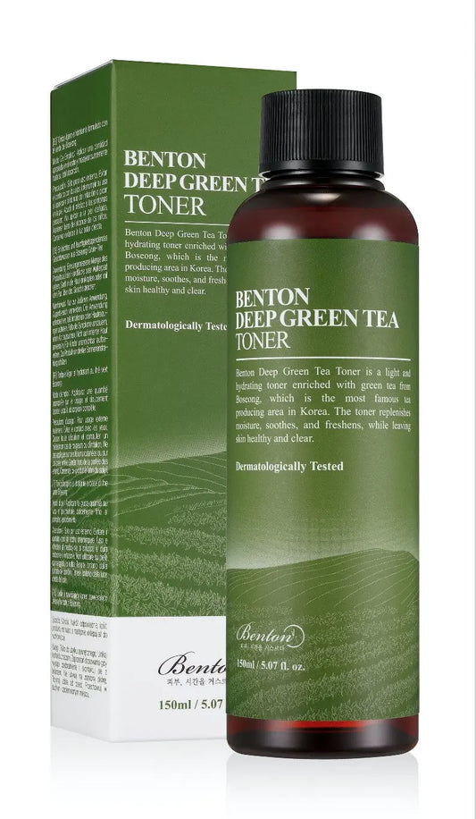  benton deep green tea toner tonico hidratante con te verde