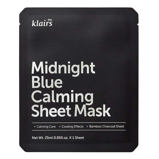 mascarilla midnight blue calming klairs calmante piel sensible