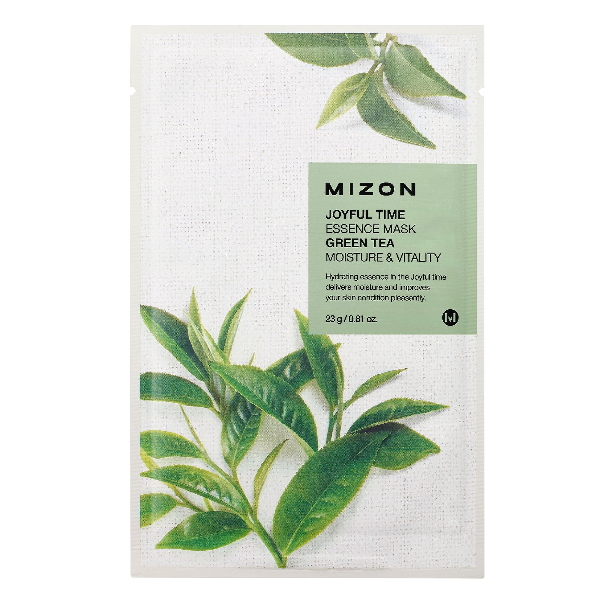 mascarilla mizon joyful time green tea hidratante antioxidante