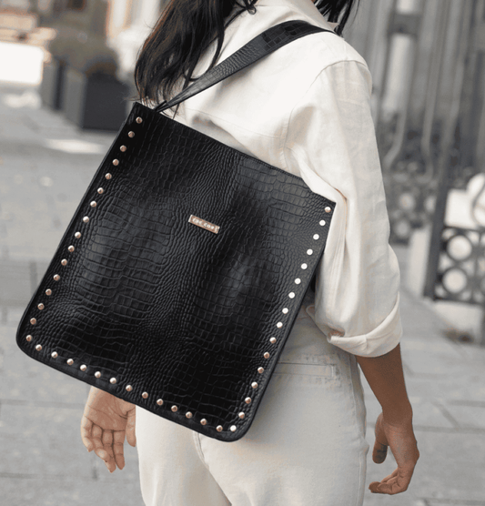 BOLSO SHOPPER SAGRARIO NEGRO