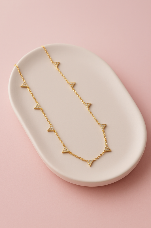 collar triangulos dorados circonitas treintaytantos mood joyas minimalistas oviedo