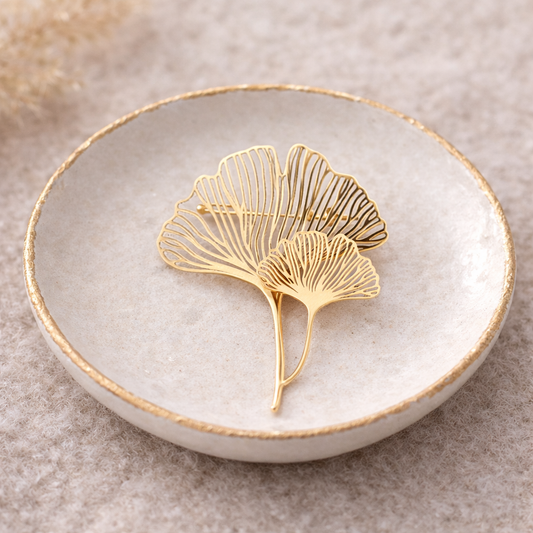 BROCHE GINKGO