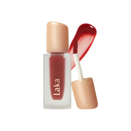 labial laka fruity glam tint tono rojo cereza aplicador