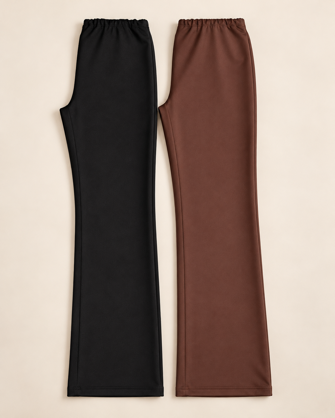 PANTALÓN DE VESTIR RECTO CON CINTURA ELÁSTICA - ALCALÁ - LYLU