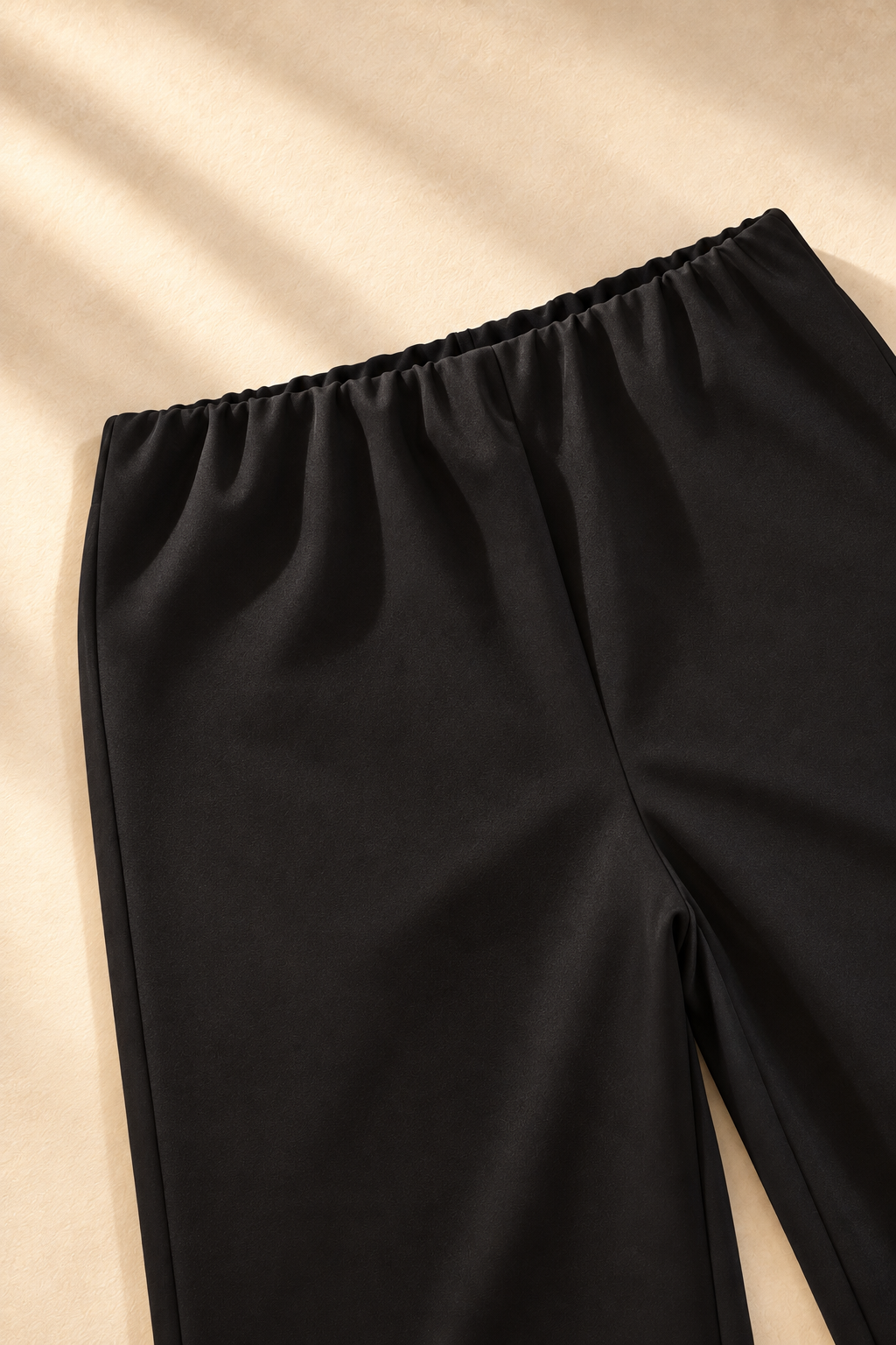 PANTALÓN DE VESTIR RECTO CON CINTURA ELÁSTICA - ALCALÁ - LYLU
