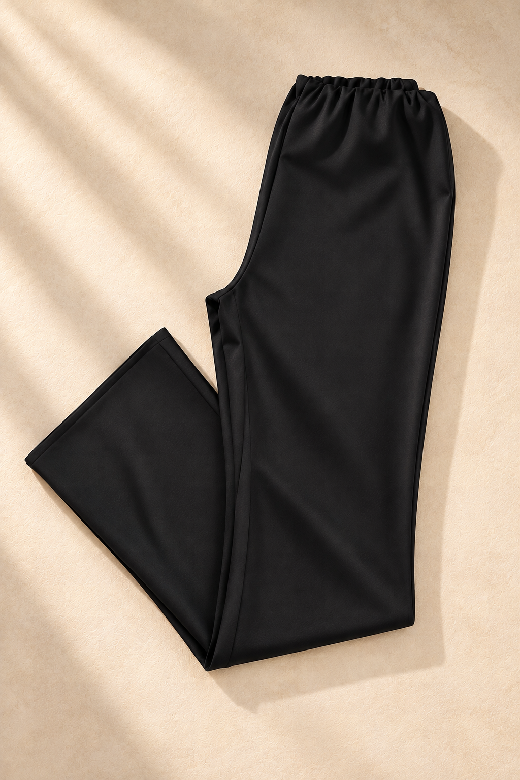 PANTALÓN DE VESTIR RECTO CON CINTURA ELÁSTICA - ALCALÁ - LYLU