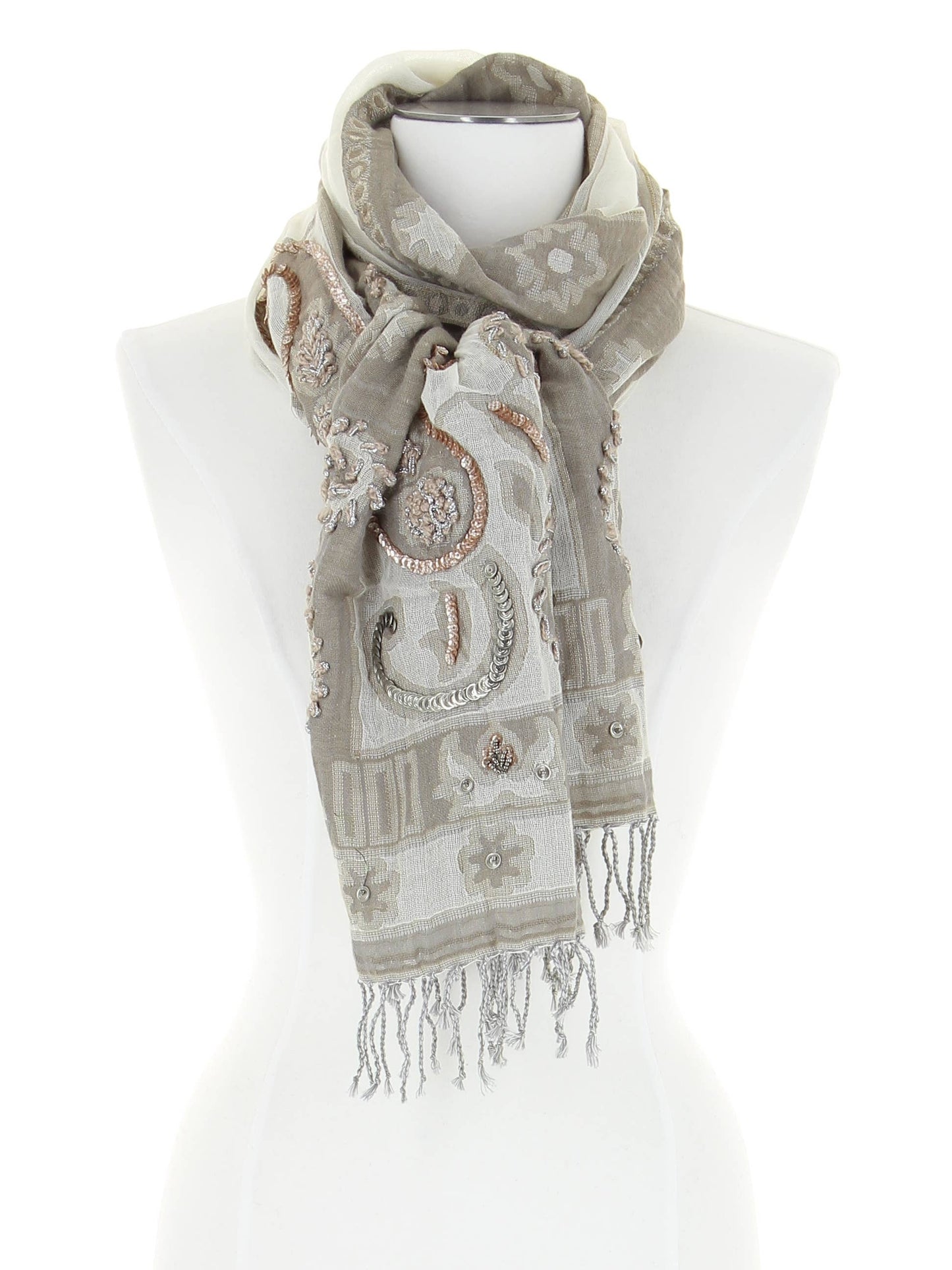 FOULARD ASKERAN - 100% ALGODÓN BORDADO