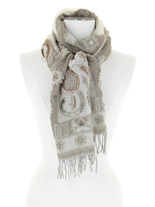 FOULARD ASKERAN - 100% ALGODÓN BORDADO