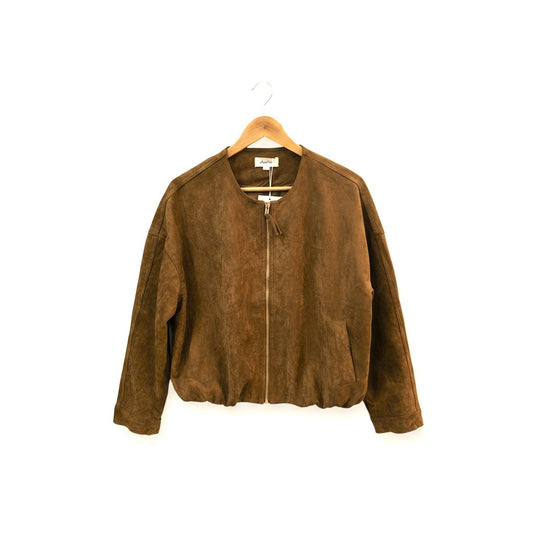 cazadora antelina cuero bomber treintaytantos mood showroom moda oviedo
