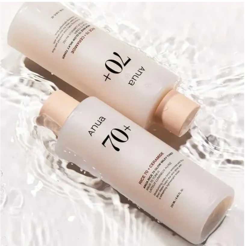 RICE 70 GLOW MILKY TONER – TÓNICO LECHOSO CON ARROZ Y CERAMIDAS – ANUA