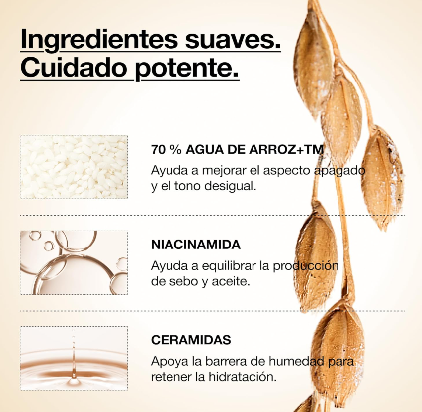 RICE 70 GLOW MILKY TONER – TÓNICO LECHOSO CON ARROZ Y CERAMIDAS – ANUA