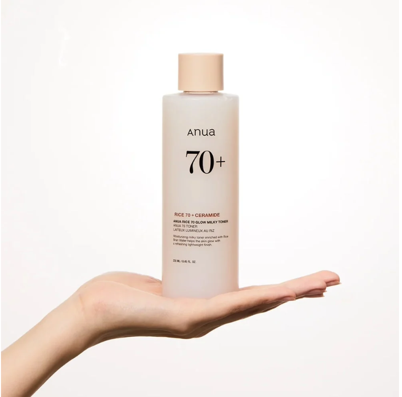RICE 70 GLOW MILKY TONER – TÓNICO LECHOSO CON ARROZ Y CERAMIDAS – ANUA