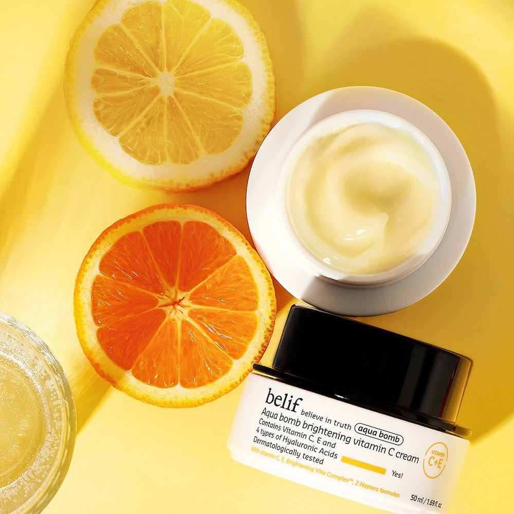 AQUA BOMB BRIGHTENING VITAMIN C CREAM – BELIF