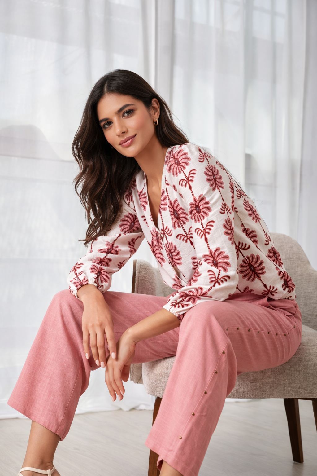 BLUSA ESTAMPADA  ROVO  -LYLU