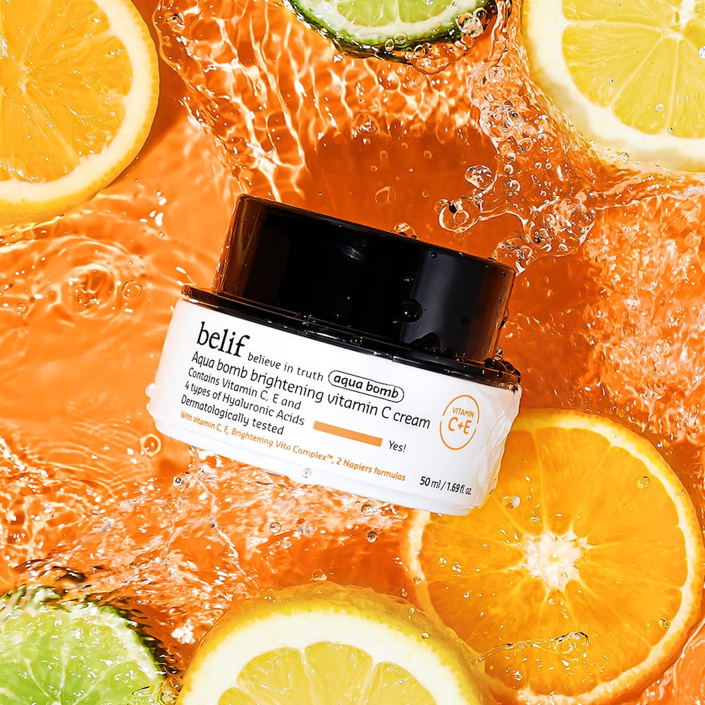 AQUA BOMB BRIGHTENING VITAMIN C CREAM – BELIF