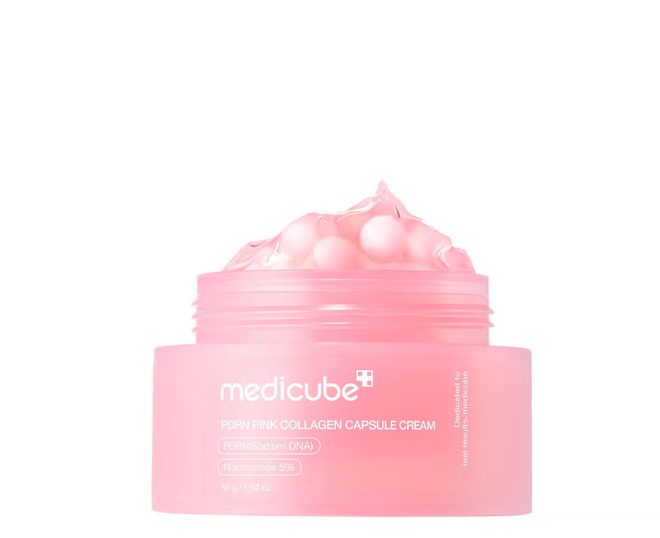 PDRN PINK COLLAGEN CAPSULE CREAM | CREMA REAFIRMANTE E HIDRATANTE – MEDICUBE