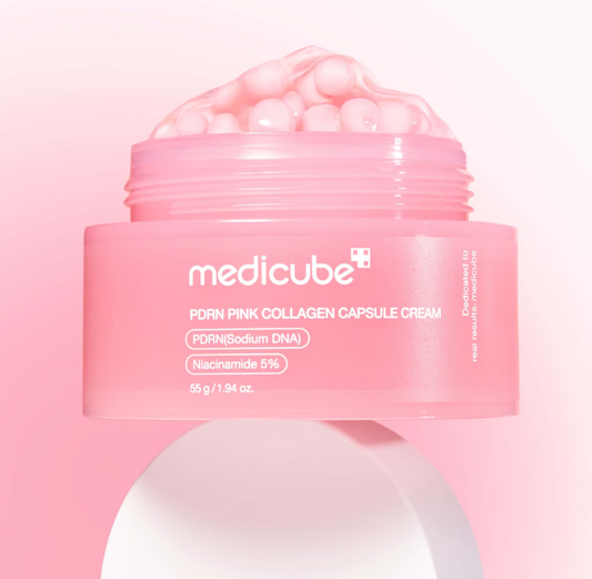 PDRN PINK COLLAGEN CAPSULE CREAM | CREMA REAFIRMANTE E HIDRATANTE – MEDICUBE