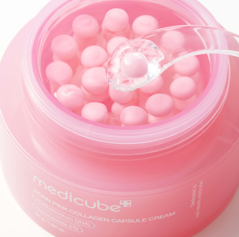 PDRN PINK COLLAGEN CAPSULE CREAM | CREMA REAFIRMANTE E HIDRATANTE – MEDICUBE