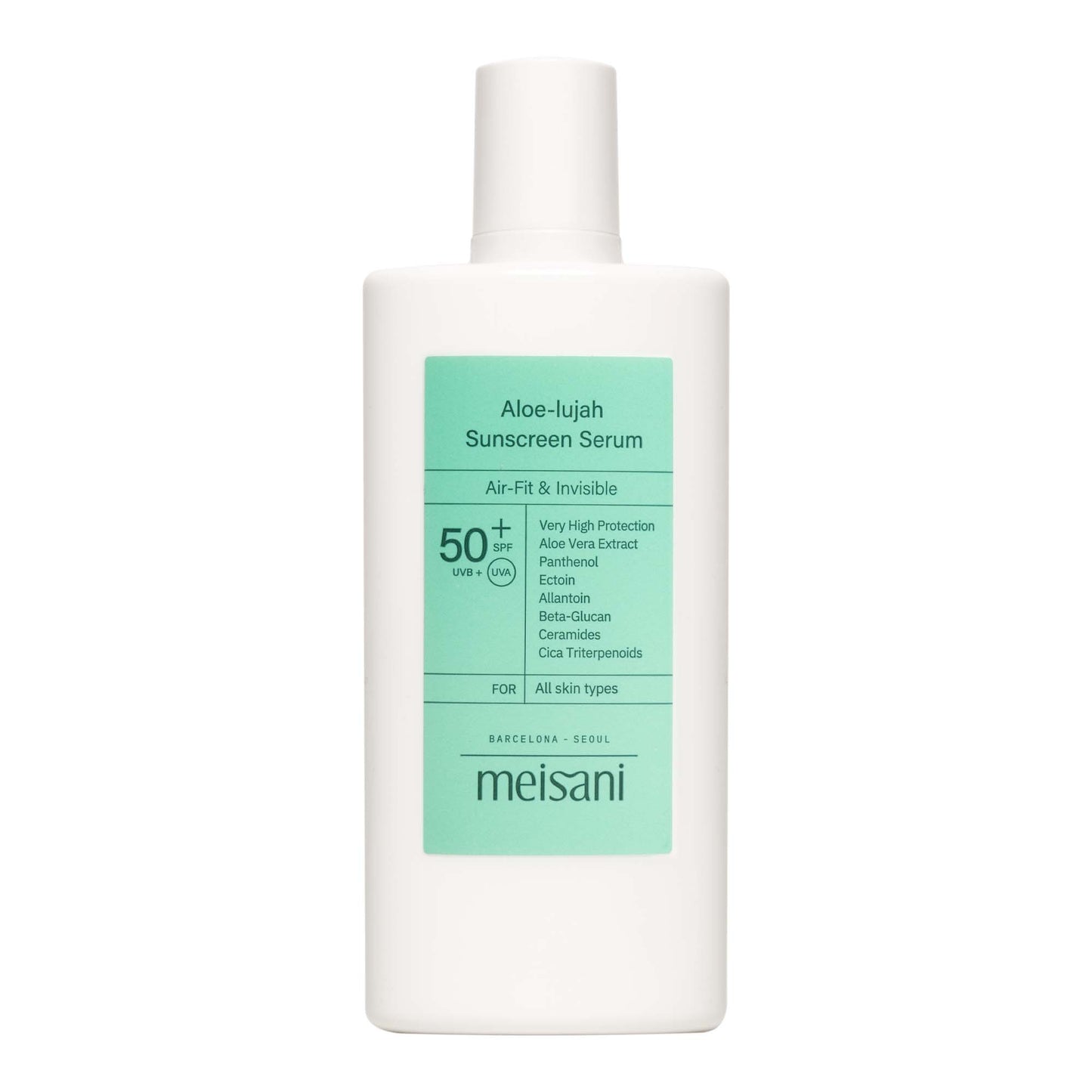 PROTECTOR SOLAR COREANO SPF50+ ALOE-LUJAH SUNSCREEN SERUM – MEISANI
