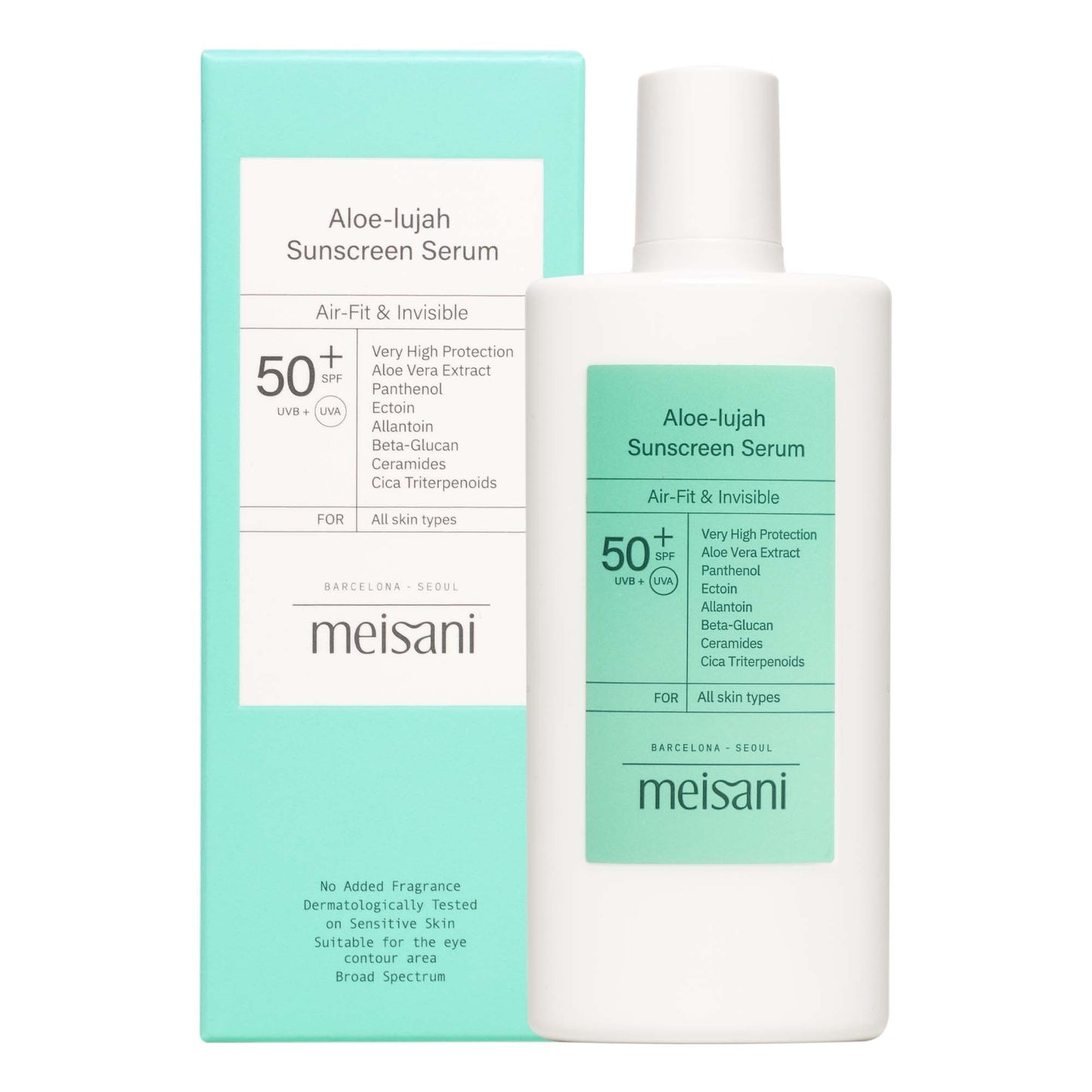 PROTECTOR SOLAR COREANO SPF50+ ALOE-LUJAH SUNSCREEN SERUM – MEISANI