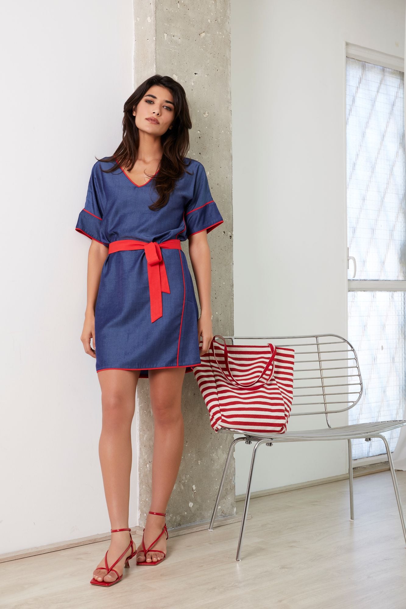 VESTIDO VAQUERO CORTO RIO - LYLU