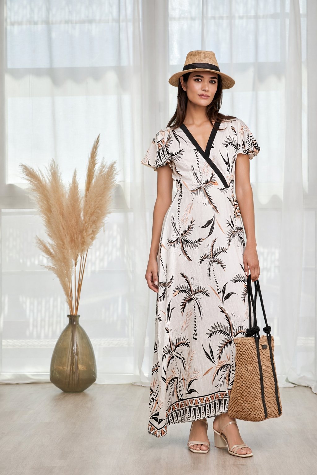 VESTIDO LARGO ESTAMPADO DIDI - LYLU
